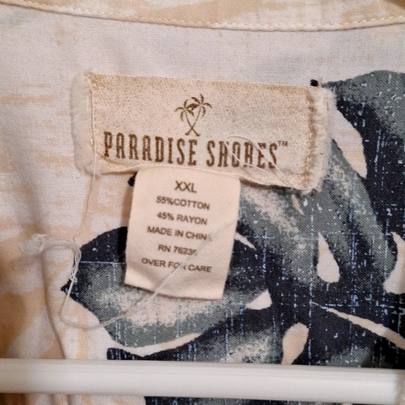 Xxl button up shirt paradise brand - Picture 2 of 2